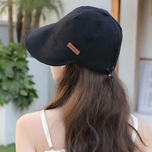 UV Protection Hat Without Makeup