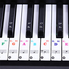 Load image into Gallery viewer, Colorful Piano Stickers for Keys