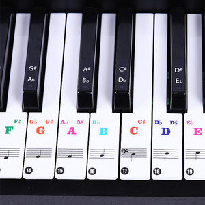 Colorful Piano Stickers for Keys