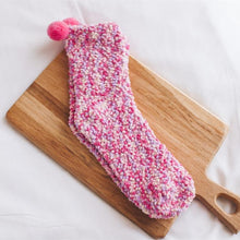 Load image into Gallery viewer, Pom Pom Cupcake Socks