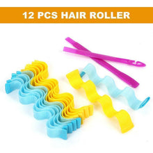 Load image into Gallery viewer, No-heating Hair Spiral Styling Curlers - 12 Pcs