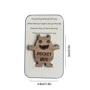 Pocket Hug Wooden Token