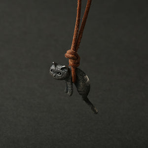 Scruffy Cat Necklace