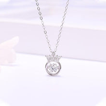 Load image into Gallery viewer, Crown Sparkling Dance Necklace