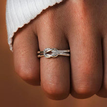 Load image into Gallery viewer, I Love You Forever Knot Ring