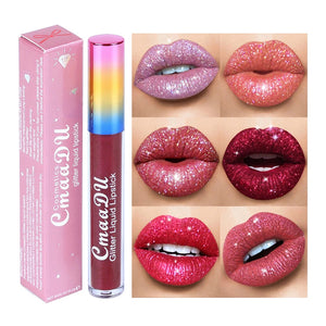 Glitter Waterproof Long Lasting Lip Gloss