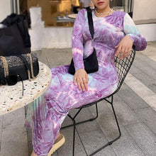 Load image into Gallery viewer, Women Tie Dye Print Dress