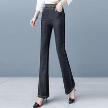 Load image into Gallery viewer, High Waist Stretch Flare Jeans