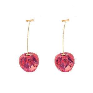 Cute 3D Cherry Earrings