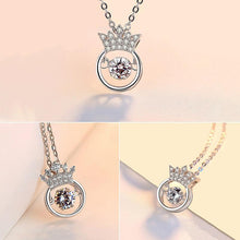 Load image into Gallery viewer, Crown Sparkling Dance Necklace