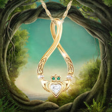 Load image into Gallery viewer, Irish Emerald Island Necklace