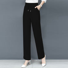 Load image into Gallery viewer, High Waist Loose Ice Silk Pants