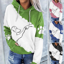 Load image into Gallery viewer, Dog High Five Print Hoodie