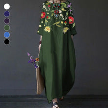 Load image into Gallery viewer, Loose Print Long Skirt Dress