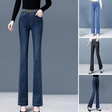 Load image into Gallery viewer, High Waist Stretch Flare Jeans