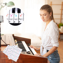 Load image into Gallery viewer, Colorful Piano Stickers for Keys