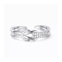 Load image into Gallery viewer, I Love You Forever Knot Ring