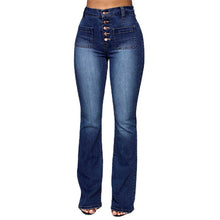 Load image into Gallery viewer, High Waist Shaping Flare Jeans