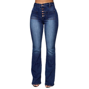 High Waist Shaping Flare Jeans