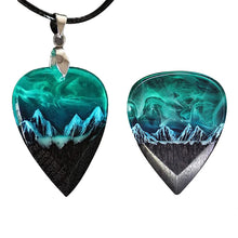 Load image into Gallery viewer, Northern Lights Guitar Necklace