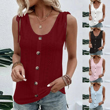 Load image into Gallery viewer, U-neck Vest T-shirt