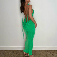 Load image into Gallery viewer, Backless Maxi Dress