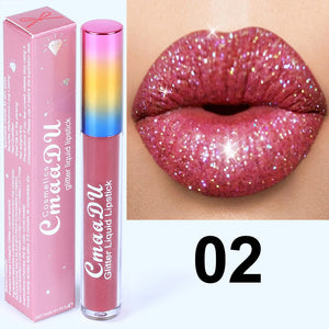 Glitter Waterproof Long Lasting Lip Gloss