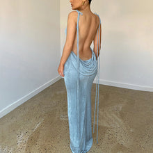 Load image into Gallery viewer, Backless Maxi Dress